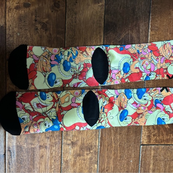 Odd Socks REN & STIMPY- men’s crew socks - Picture 4 of 5